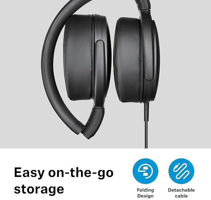 Sennheiser HD 400S - Over-Ear Headphone with Smart Remote, Black - Image 4