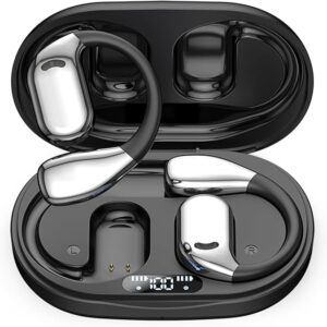 JUSJUBR AI Language Translator Earbuds, Real Time 144 Language Translator Earbuds,3-in-1 Translator Earphones, HD Sound Quality Long Battery Life, Ideal for Travel & Business(Black)