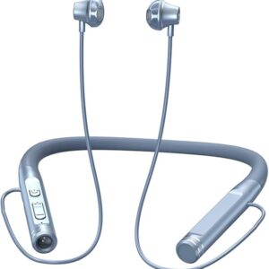 Neckband Bluetooth Headphones Wireless Earbuds with Microphone Flashlight Around the Neck Waterproof Sport Headset Noise Cancelling Ear Buds 120H Playtime for Running Cycling Cell Phone Android iOS